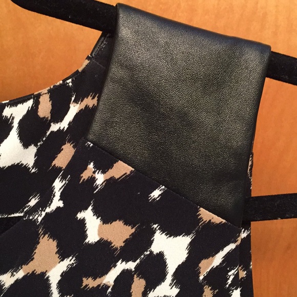 Vince Camuto Leopard Sheath Dress, M - Picture 4 of 8